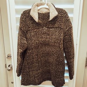 Altar’d State Mocha Sherpa Pullover